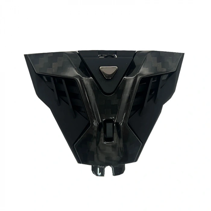 LS2 DRAGON KASK ÇENE HAVALANDIRMA PARLAK KARBON