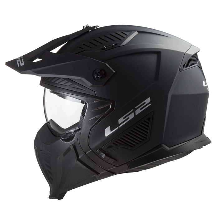 LS2 DRIFTER MAT SİYAH KASK