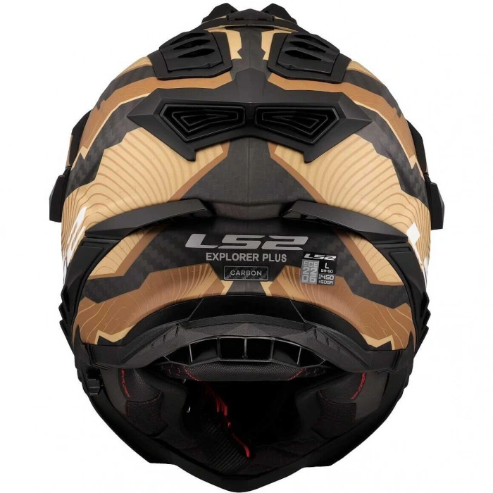 LS2 EXPLORER C KARBON TRICK MAT KAHVE- KASK