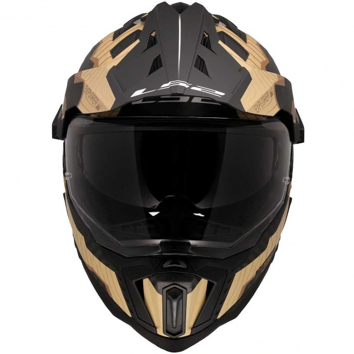 LS2 EXPLORER C KARBON TRICK MAT KAHVE- KASK