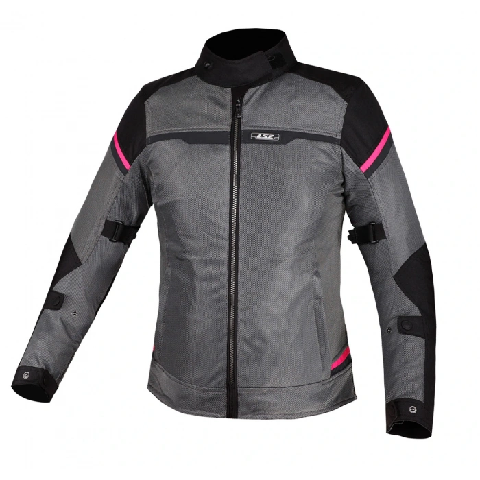 LS2 RIVA KADIN MONT SİYAH-GRİ-PEMBE