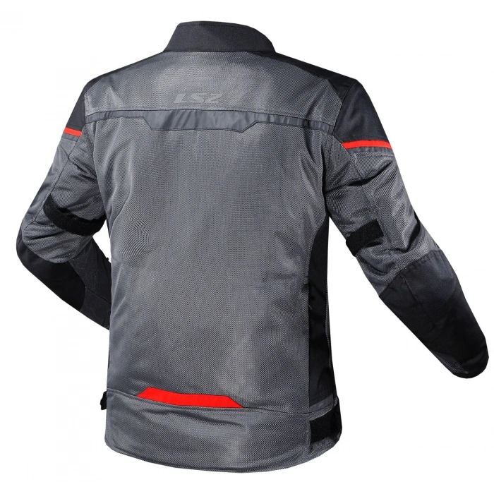 LS2 RIVA MONT SİYAH-GRİ-KIRMIZI