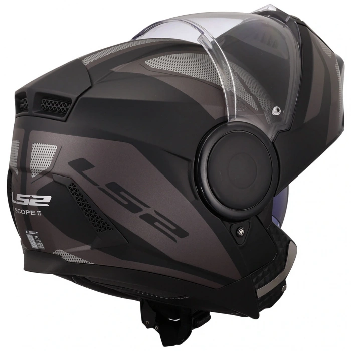 LS2 SCOPE 2 AXIS MAT SİYAH-TITANIUM KASK