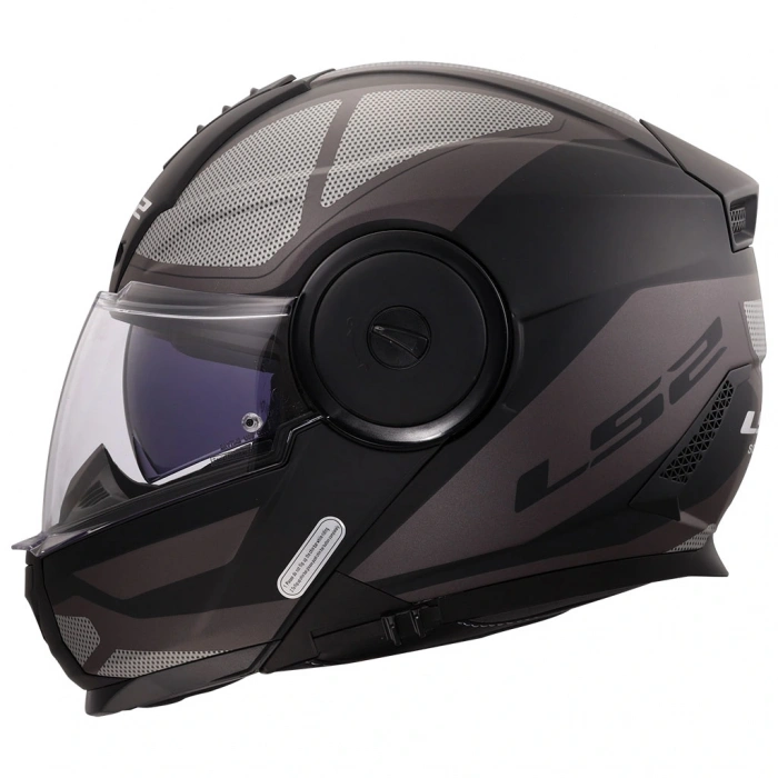 LS2 SCOPE 2 AXIS MAT SİYAH-TITANIUM KASK