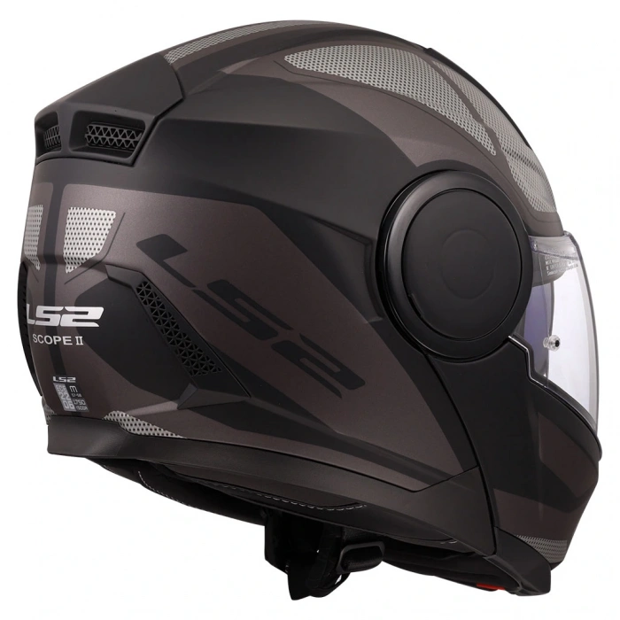 LS2 SCOPE 2 AXIS MAT SİYAH-TITANIUM KASK