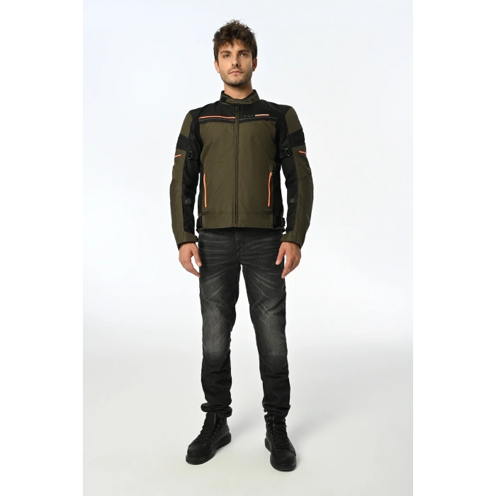 LS2 SHADOW MONT HAKİ-SİYAH-NEON TURUNCU