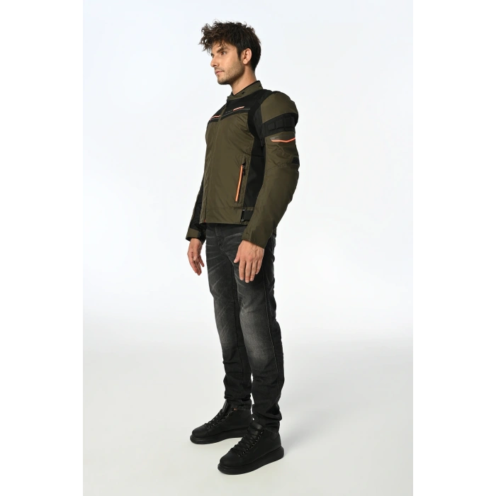 LS2 SHADOW MONT HAKİ-SİYAH-NEON TURUNCU