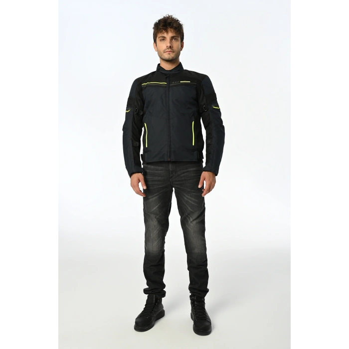 LS2 SHADOW MONT MAVİ-SİYAH-NEON SARI