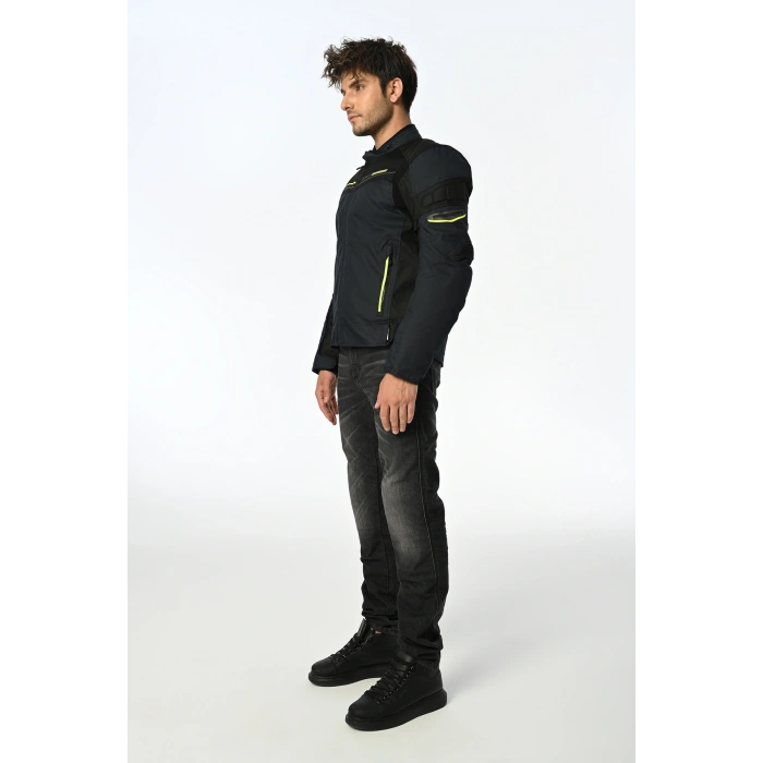 LS2 SHADOW MONT MAVİ-SİYAH-NEON SARI