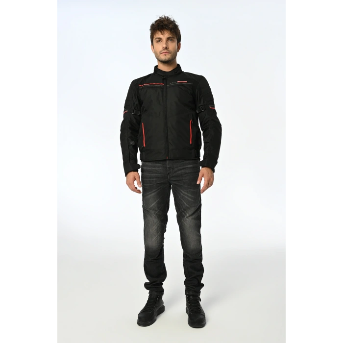 LS2 SHADOW MONT SİYAH-KIRMIZI