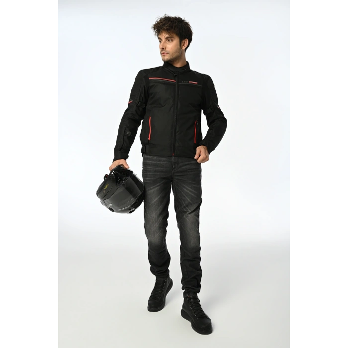 LS2 SHADOW MONT SİYAH-KIRMIZI