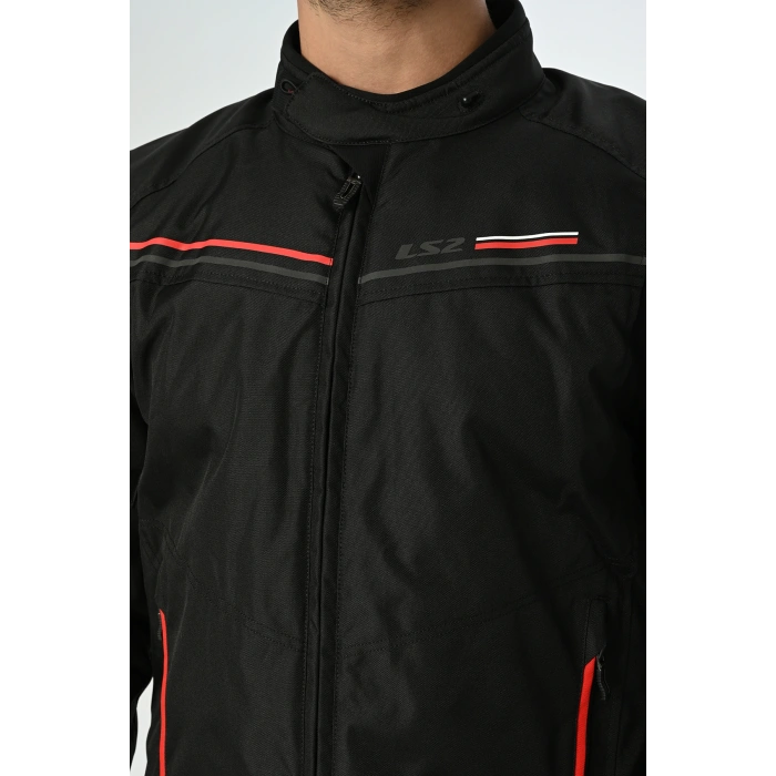 LS2 SHADOW MONT SİYAH-KIRMIZI