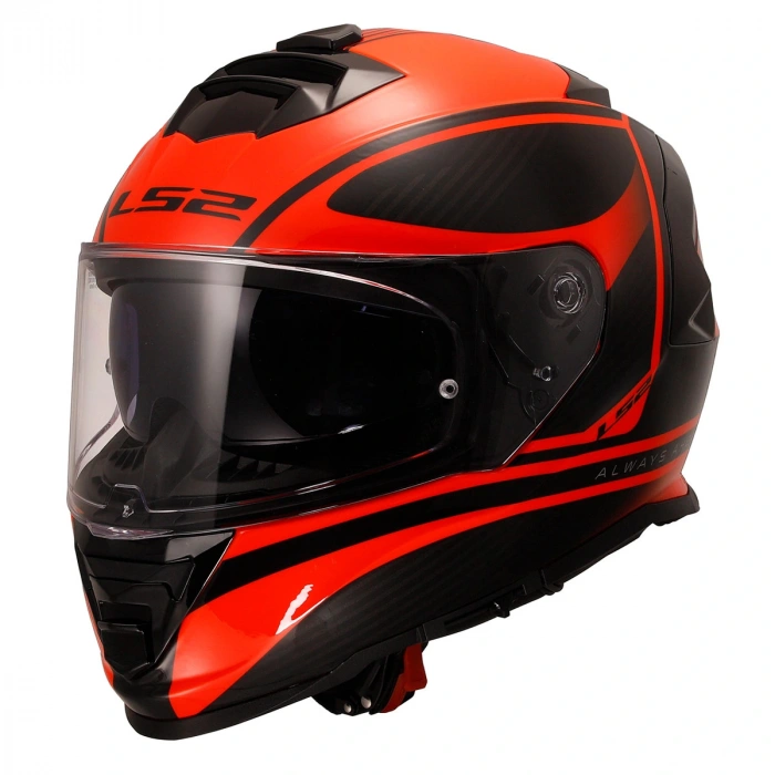 LS2 STORM 2 DODGER MAT SİYAH-NEON  KASK