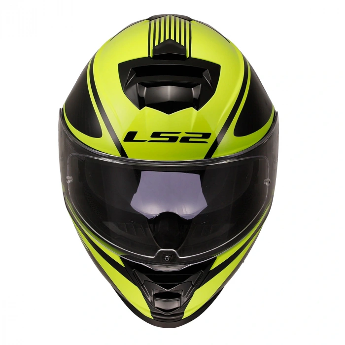 LS2 STORM 2 DODGER MAT SİYAH-NEON SARI KASK
