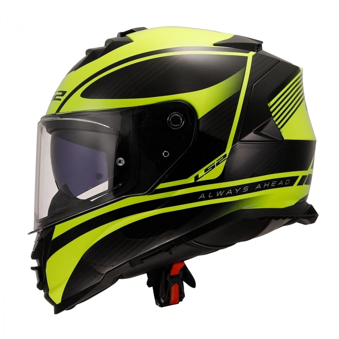 LS2 STORM 2 DODGER MAT SİYAH-NEON SARI KASK