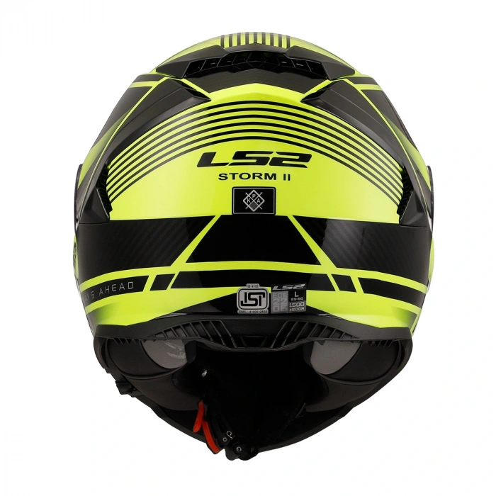 LS2 STORM 2 DODGER MAT SİYAH-NEON SARI KASK