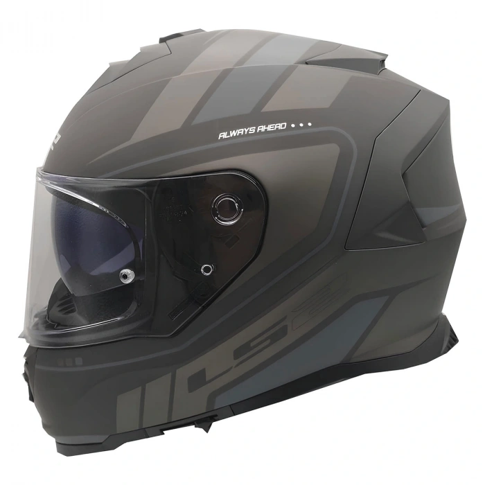 LS2 STORM 2 FIST MAT SİYAH KASK