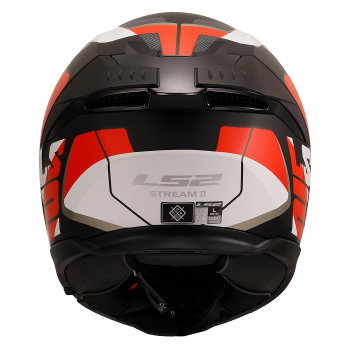 LS2 STREAM 2 ROAD MAT SİYAH-KIRMIZI-BEYAZ-GRİ KASK