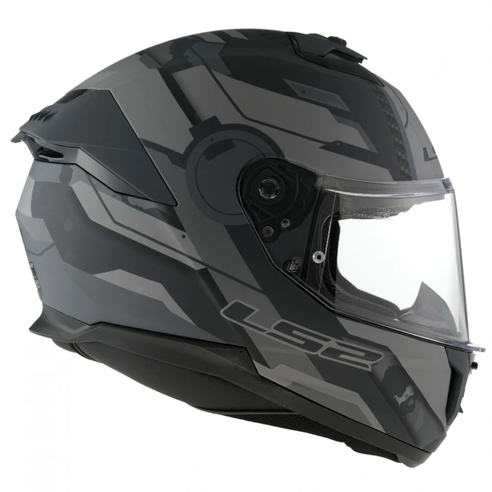 LS2 STREAM 2 SHADOW -GRİ KASK