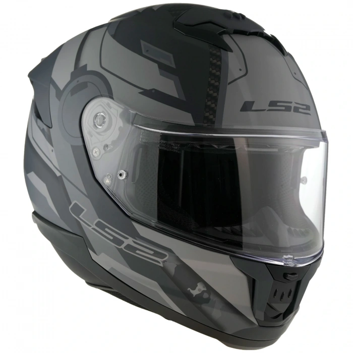 LS2 STREAM 2 SHADOW -GRİ KASK