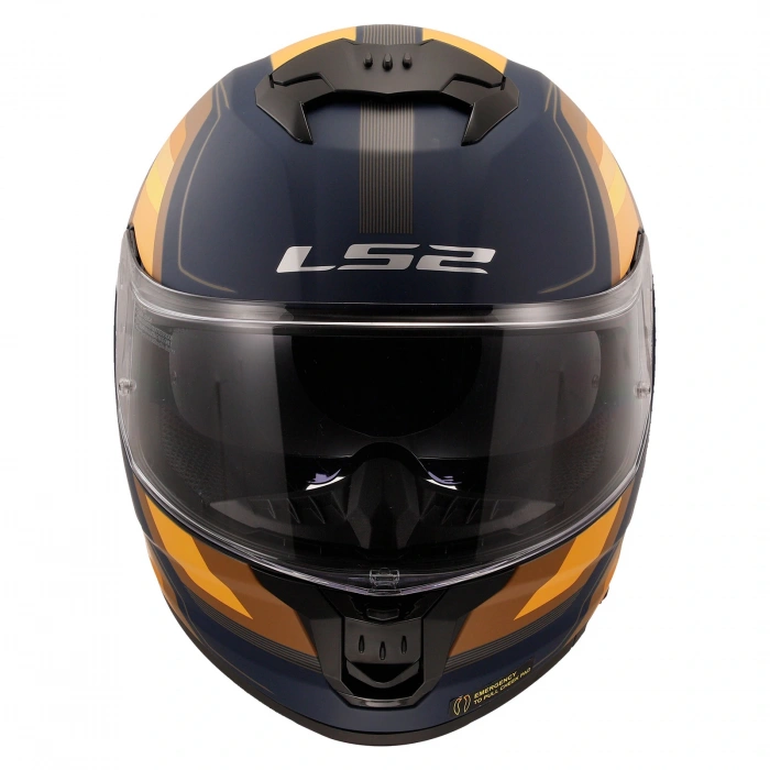 LS2 STREAM 2 VINTAGE -TURUNCU-KAHVERENGİ KASK