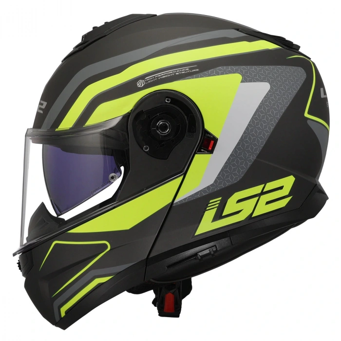 LS2 STROBE 2 PHANTOM MAT TITANIUM- KASK