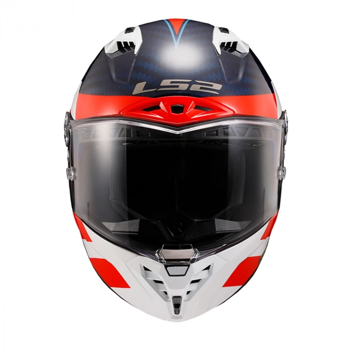 LS2 THUNDER KARBON ALLIANCE -MAVİ-BEYAZ KASK