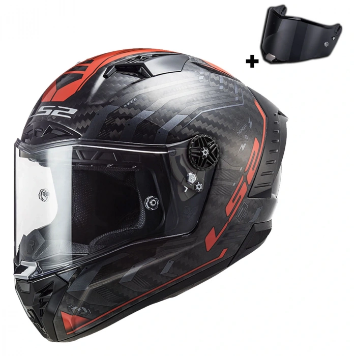 LS2 THUNDER KARBON SPUTNIK METAL  KASK