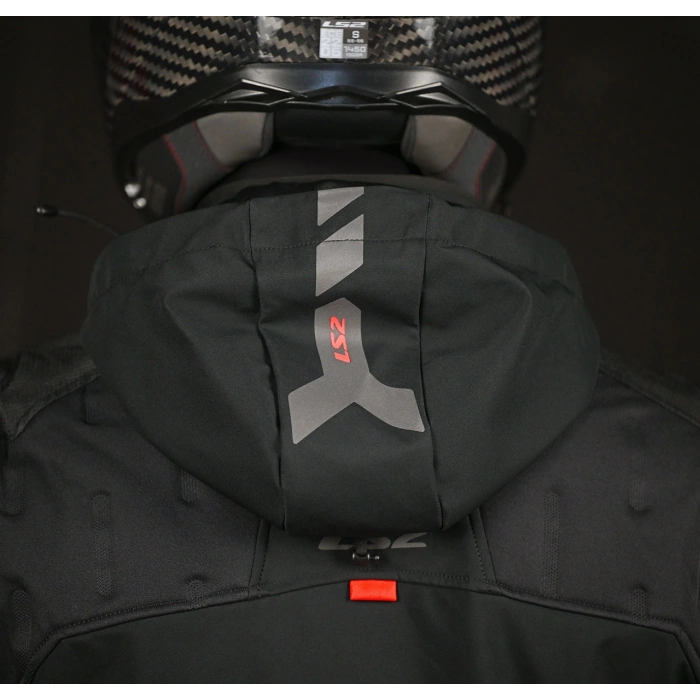 LS2 ZIRCONIUM EVO MONT SİYAH-KIRMIZI