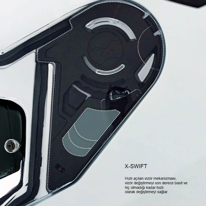 NEXX SX.100 GIGABOT KIRMIZI- KASK