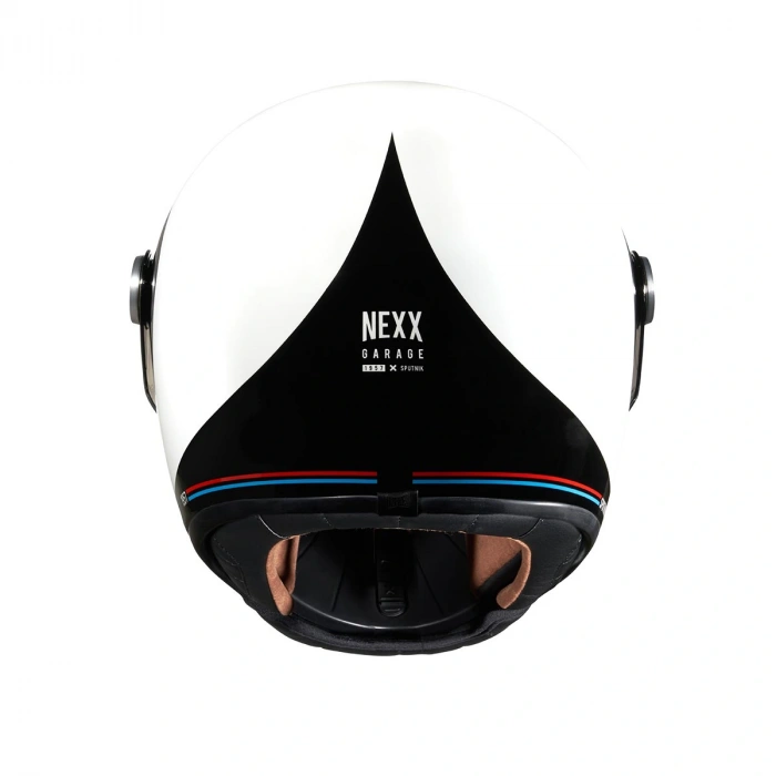 NEXX X.G100R SPUTNIK BEYAZ-SİYAH KASK