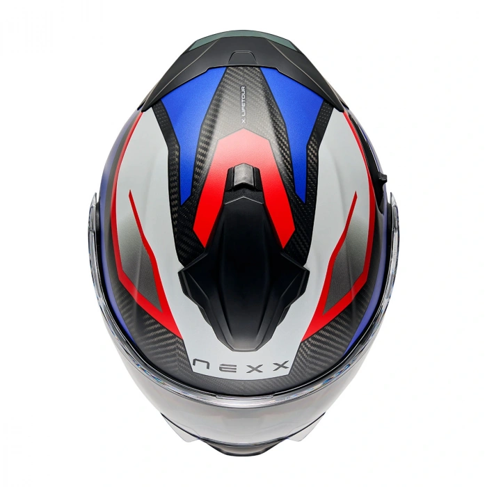 NEXX X.LIFETOUR PRO MILE MAT KARBON MAVİ-KIRMIZI KASK