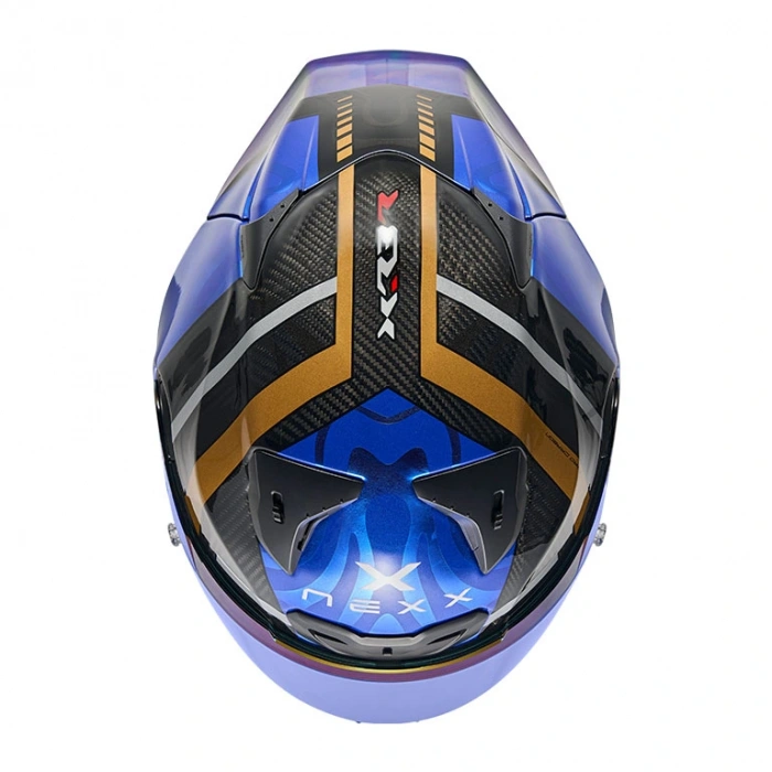 NEXX X.R3R SWIRL KARBON MAVİ KASK
