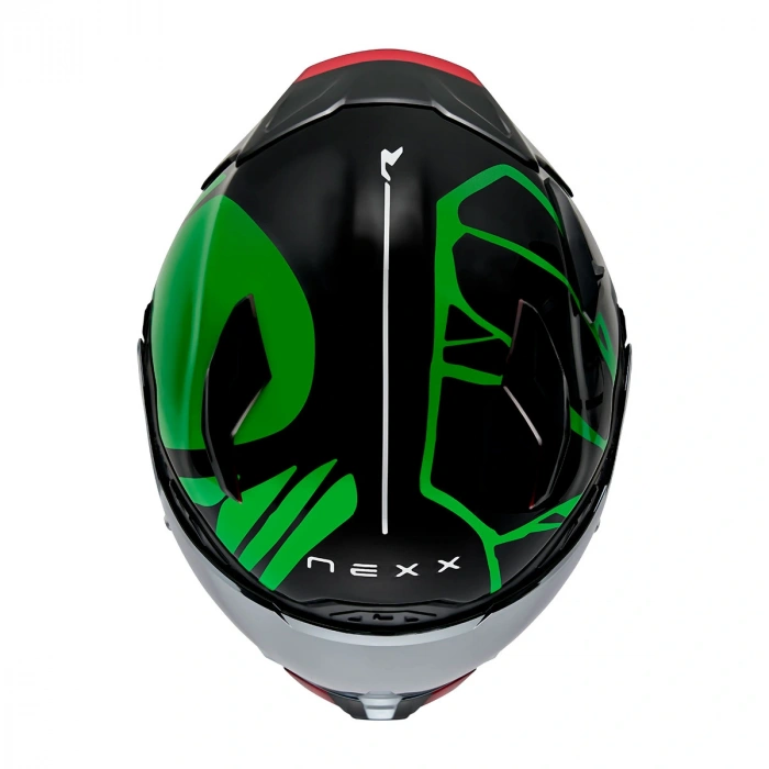 NEXX X.WST 3 B-SIDE SİYAH YEŞİL KASK