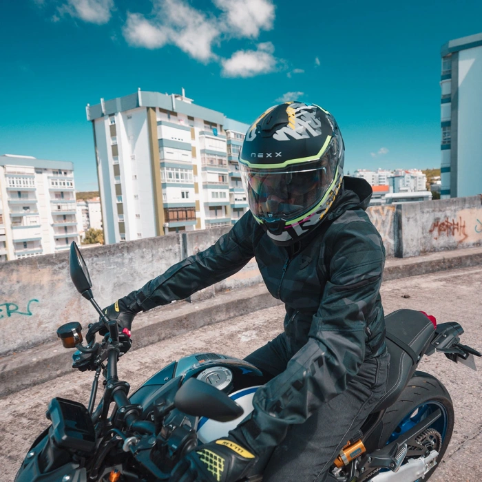 NEXX Y.100R URBANGRAM MAT SİYAH KASK