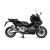 AKRAPOVICS-H7SO4-HRT/1HONDAX-ADV750(17-24)-FORZA750(21-24)SLIP-ONLINE(TITANIUM)EGZOZ