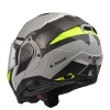 LS2 ADVANT 2 TRIPLE MAT GRİ- SİYAH-NEON SARI KASK