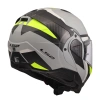 LS2 ADVANT 2 TRIPLE MAT GRİ- SİYAH-NEON SARI KASK