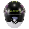 LS2 CLASSY PALM SİYAH KASK