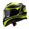 LS2 STORM 2 DODGER MAT SİYAH-NEON SARI KASK