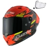 LS2 THUNDER KARBON GP AERO FIRE KIRMIZI-SİYAH KASK