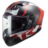 LS2 THUNDER KARBON RACING 1 KIRMIZI-BEYAZ KASK