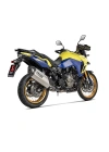 AKRAPOVIC S-S8SO1-HAFT SUZUKI V-STROM 800DE (22-26) SLIP-ON LINE (TITANIUM) EGZOZ