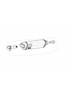 AKRAPOVIC S-Y10SO19-RT/TD YAMAHA R1 (15-26) SLIP-ON LINE TRACK DAY (TITANIUM) EGZOZ