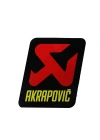 AKRAPOVIC P-HST14AL ALUMINYUM STICKER