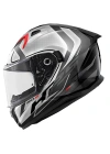 GIVI 50.8 RACER MAT SİYAH-TITANIUM-GRİ KASK