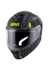 GIVI 50.X BONES MAT SİYAH-NEON SARI KASK