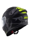 GIVI 50.X BONES MAT SİYAH-NEON SARI KASK