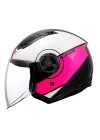 LS2 AIRFLOW 2 COVER BEYAZ-PEMBE KASK