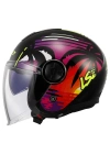 LS2 CLASSY PALM SİYAH KASK